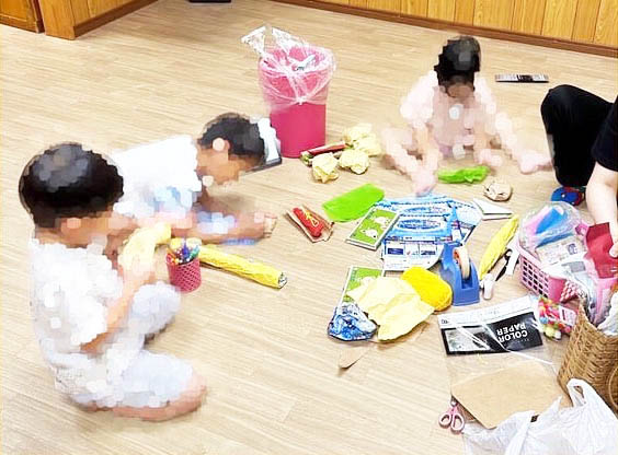 園児募集中画像